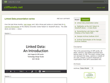 Tablet Screenshot of clifflandis.net